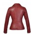 Dames Leren jas Carlo sacchi Jane 2 rood
